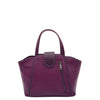 Womens Fashion Leather Handbag Adjustable Strap Bag JANE Purple 2