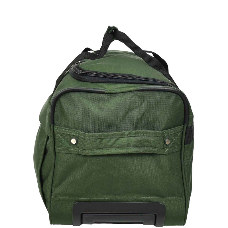 Lightweight Mid Size Holdall with Wheels HL452 Green 3