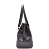 Leather Shoulder bag For Women Zip Medium Tote Handbag Susan Black 4