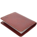 RFID Small Bi-fold Wallet Credit Cards Holder HOL04 Tan 4