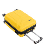 Expandable 4 Wheeled Cabin Hard Luggage Sydney Yellow 6