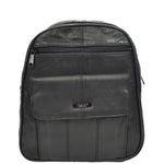 Womens Soft Leather Backpack Daypack Bag HOL0591 Black 7