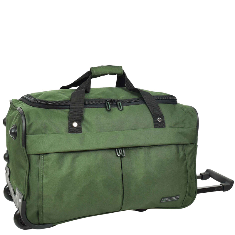 Lightweight Mid Size Holdall with Wheels HL452 Green 8