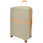 Expandable Wheeled Suitcases Solid Hard Shell PP Luggage Champagne Titania 2