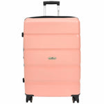 PP Hard Shell Luggage Expandable Four Wheel Suitcases Cygnus Rose Gold 2