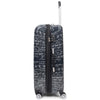 Four Wheel Suitcase Hard Shell Expandable Luggage Maths Print 4
