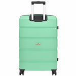 PP Hard Shell Luggage Expandable Four Wheel Suitcases Cygnus Lime 3
