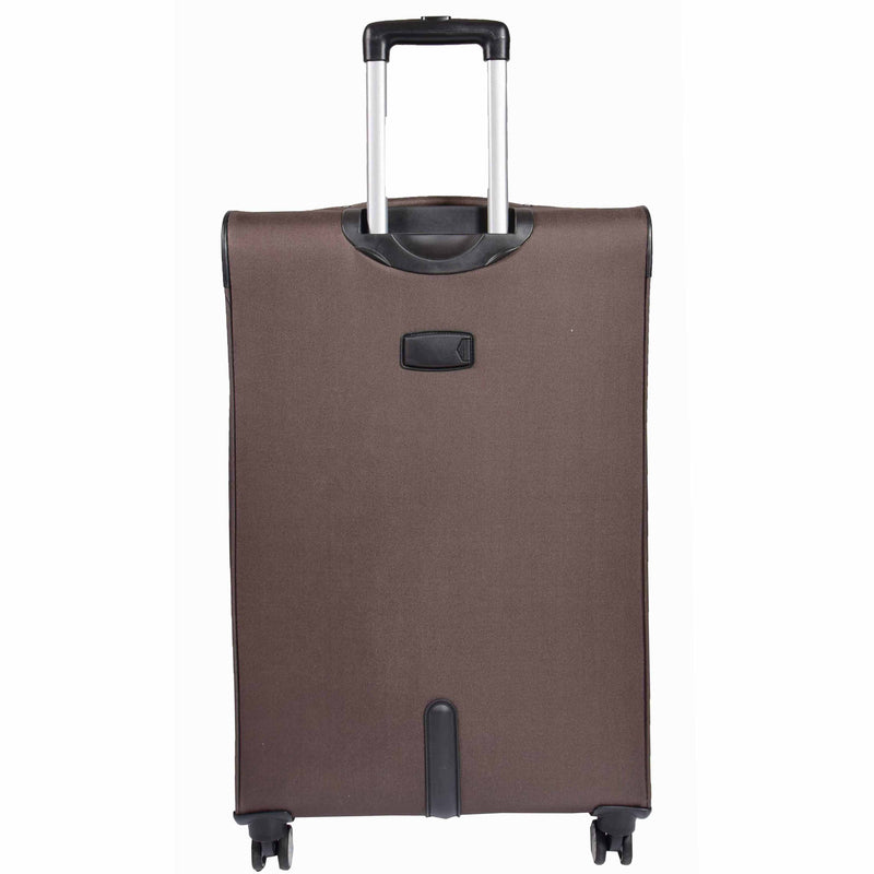 Soft 8 Wheel Spinner Expandable Luggage Malaga Brown 4