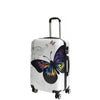 Butterfly Print Hard Shell Four Wheel Expandable Luggage 6