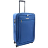Four Wheel Suitcases Lightweight Soft Expandable Luggage Cosmic Blue 6
