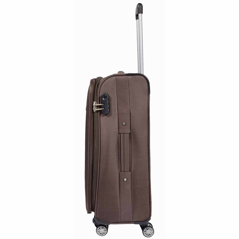 Soft 8 Wheel Spinner Expandable Luggage Malaga Brown 8