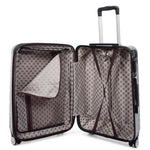 Four Wheel Suitcase Hard Shell Expandable Luggage Maths Print 11
