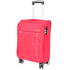 Soft 8 Wheel Spinner Cabin Size Luggage Malaga Red