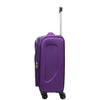 Four Wheel Soft Case Travel Suitcase Luggage Columbia Purple 19