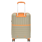 Expandable Wheeled Suitcases Solid Hard Shell PP Luggage Champagne Titania 15