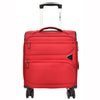 Expandable 8 Wheel Soft Luggage Japan Red