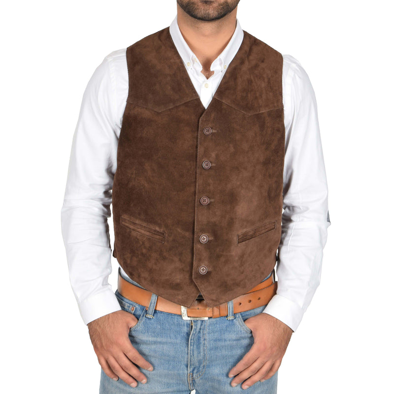 button fastening waistcoat for mens