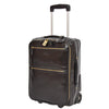 cabin size leather suitcase