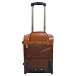 Exclusive Leather Cabin Size Suitcase Kingston Tan 2