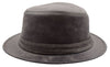 Real Leather Trilby Hat Soft Lightweight HL004 Brown 4