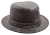 Real Leather Trilby Hat Soft Lightweight HL004 Brown 1