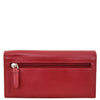 Womens Envelope Style Leather Purse Adelaide Red 3