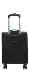 Budget Airline Approved Under Seat Cabin Size Suitcase Four Wheel Luggage HL22 Black