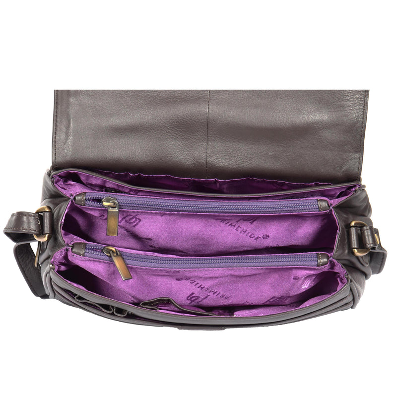 ladies bags with zip divider sections