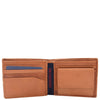 Mens Real Leather Bifold Wallet HOL801 Cognac 5