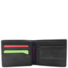Mens Real Leather Bifold Wallet HOL801 Black 5