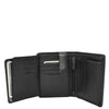 Mens Soft Leather Large Size Wallet Metis Black 5