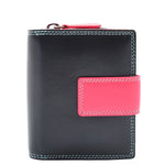 Womens Booklet Style Purse Leather Wallet HOL840 Black 5