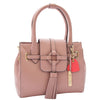 Womens Genuine Leather Organiser Shoulder Hobo Handbag Dress Bag Apolline Rose 5