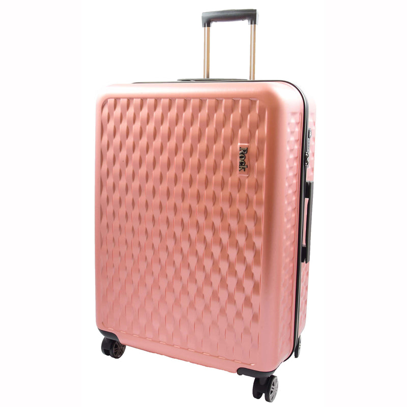 Travel Luggage 8 Wheel 360 Spinner Macau Rose Pink 2