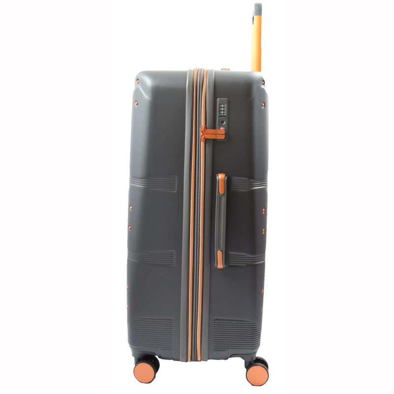Expandable 8 Wheeled Travel Luggage Florence Charcoal 4