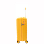 Cabin Size Suitcase Hard Shell Wheeled Luggage TOURER Yellow 3