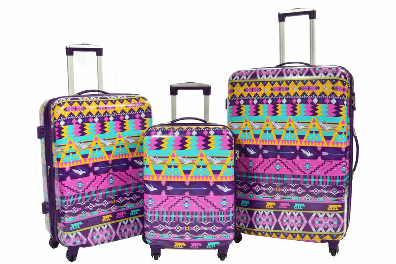 four wheel suitcase hard shell soft travel luggage