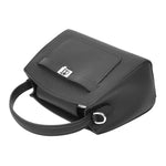 Womens Leather Top Handle Small Bag Lydia Black 4