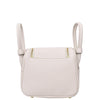 Womens Faux Leather Mini Shoulder Bag Celeste White 1