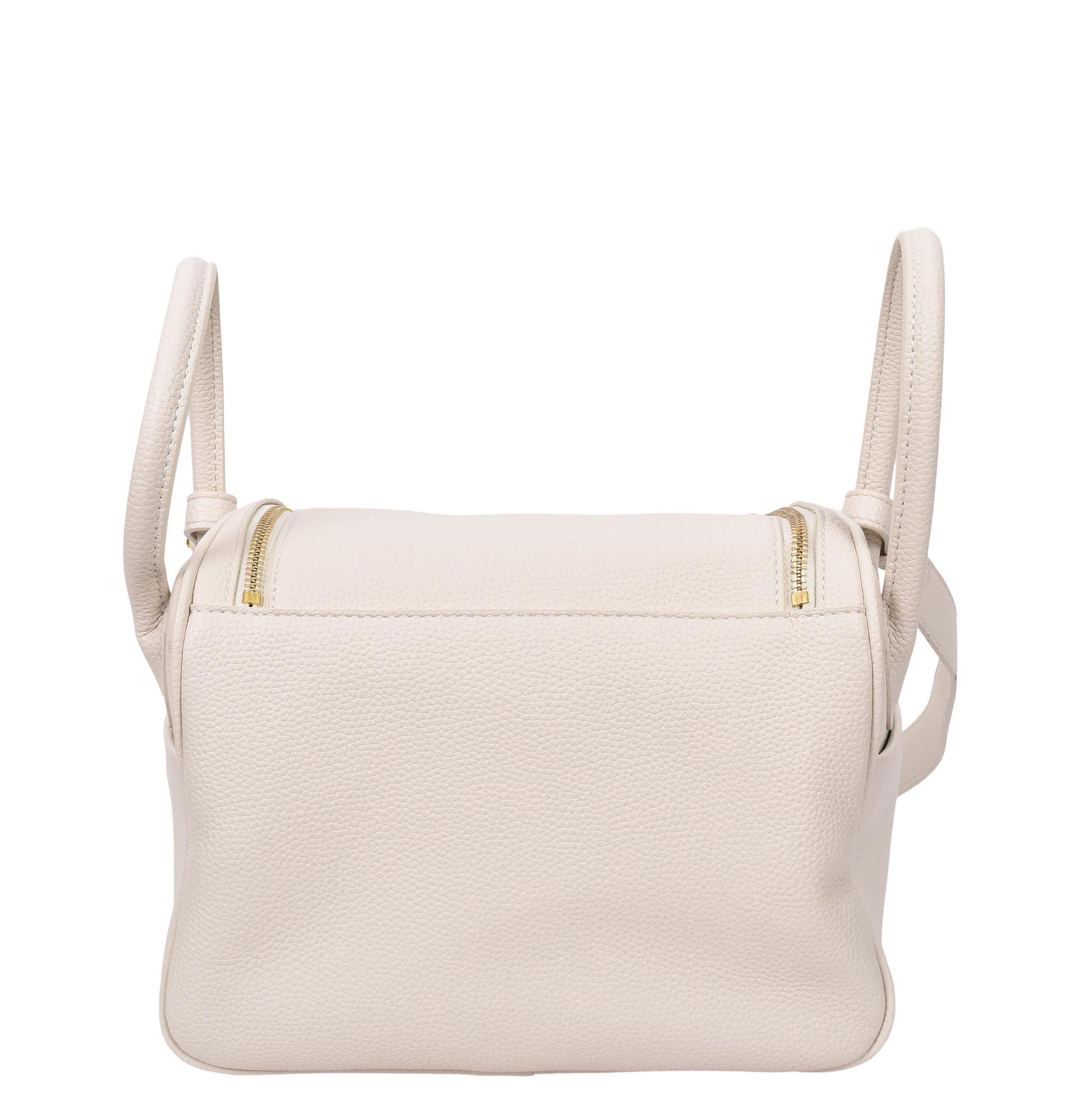 Womens Faux Leather Large Shoulder Bag Rose White 1