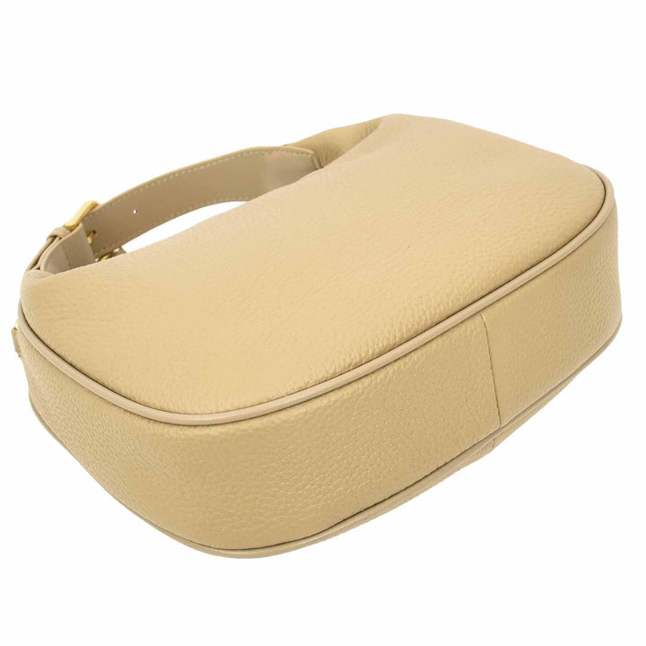 Women's Oval Shoulder Bag Leather Hobo Purse Dakota Tan 