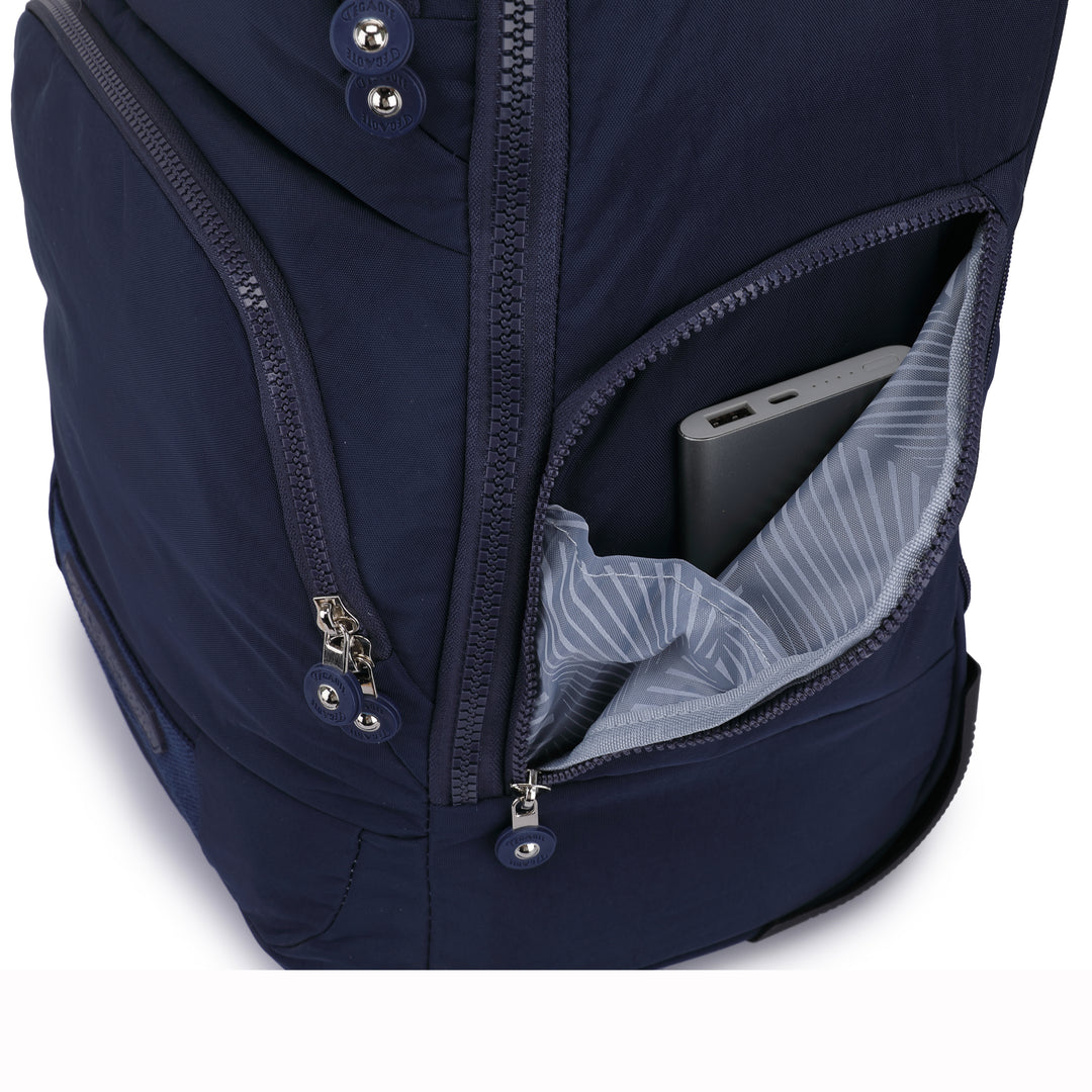 Wheeled Laptop Backpack Convertible Trolley Jetmax Coffee 10