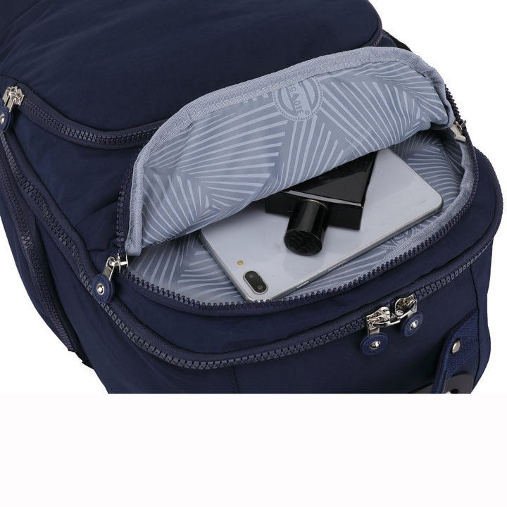 Wheeled Laptop Backpack Convertible Trolley Jetmax Blue 12