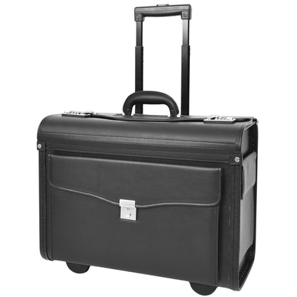 Wheeled Pilot Case Carry on Cabin Bag Laptop Sleeve Black Titan 1