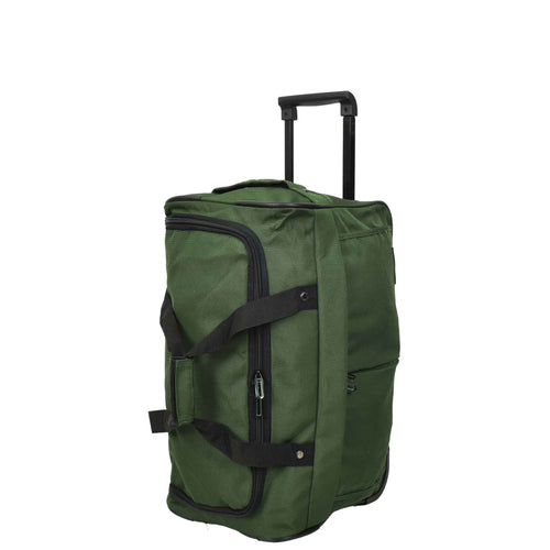 Lightweight Mid Size Holdall with Wheels HL452 Green