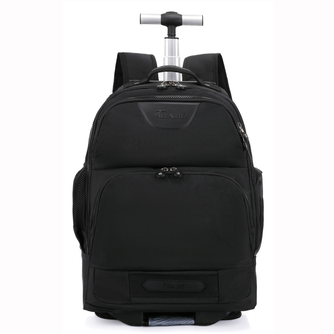 Wheeled Laptop Backpack Convertible Trolley Jetmax Black 1