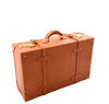 Real Leather Antique Travel Steamer Trunk HOL1188 Tan