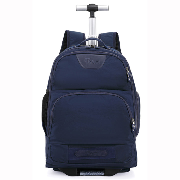Wheeled Laptop Backpack Convertible Trolley Jetmax Blue 1