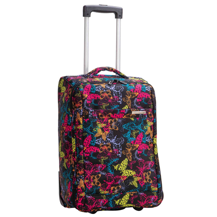 Soft Wheeled Luggage Printed Designs Voyra Butterfly 1