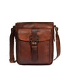 Mens Vintage Leather Small Organiser Bag HOL3799 Tan
